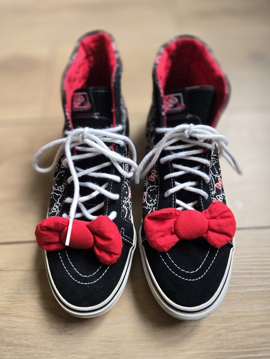 Vans Shoes - Vans x Hello Kitty Sk8-Hi Slim sneakers Size Womens 10 Mens 8.5
